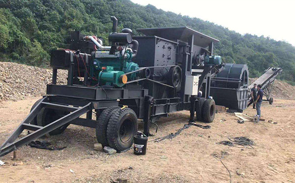 煤矸石移動(dòng)破碎站 煤矸石移動(dòng)破碎站